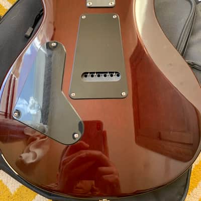 2017 PRS Paul Reed Smith USA CE-24 Burnt Amber Smokeburst Highly Figured W/ Gig Bag image 6