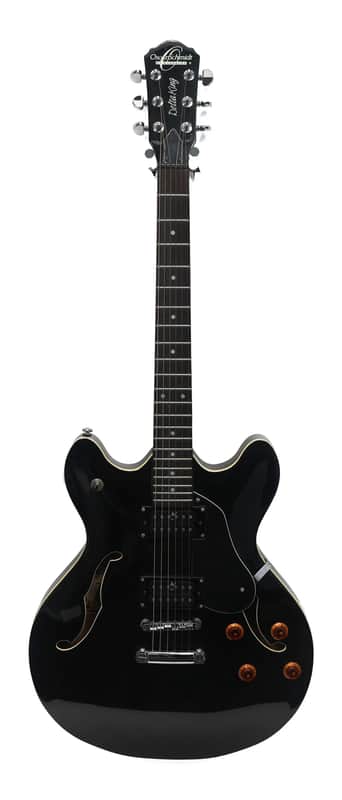 2010 Oscar Schmidt by Washburn Delta King OE-30/BK Hollowbody