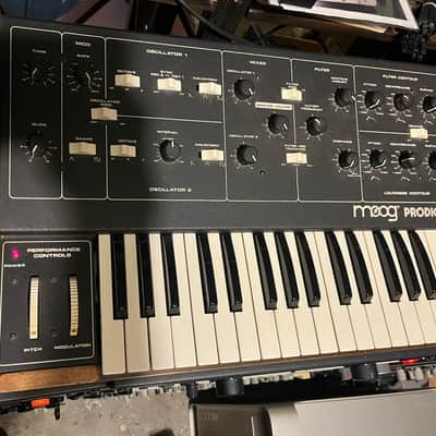 Moog Prodigy 32-Key Monophonic Analog Synthesizer 1979 - 1984 - Black