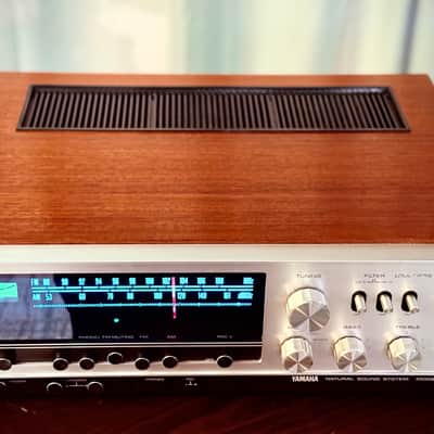 πΆβ¨ Yamaha CR-700 Vintage Receiver w/ Original Wood Case β Recap, Tuner Tested, LED Dial, Serviced/Cleaned (120V) image 7