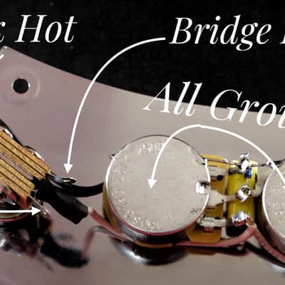 Blasphemy. A Fender Jazz Bass Wiring Harness and Control Plate with 3 Way Toggle Switch image 9