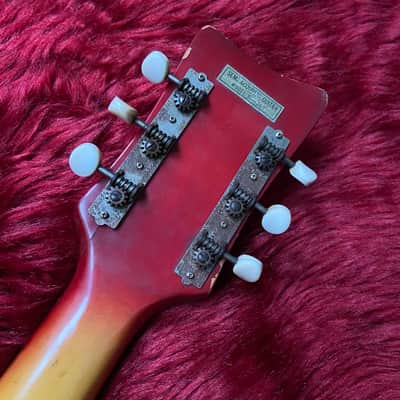 c.1964- Guyatone SG-S02 Musician MIJ Vintage Hollow Body Guitar "Sunburst" image 14