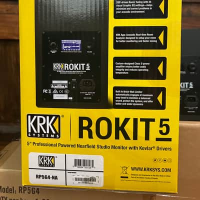 KRK ROKIT5 Professional Powered Nearfiel Studio Monitor Pair with Kevlar Drivers. - BLACK image 4