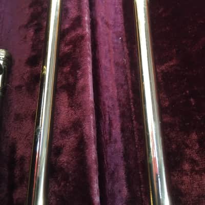 Vintage E.K. Blessing Super Artist Trombone + Original Case mouthpiece need work image 6