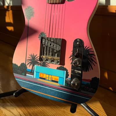 2022 Fender Japan Art Canvas Esquire Hiroshi Nagai No 2. 1 of 30 image 7