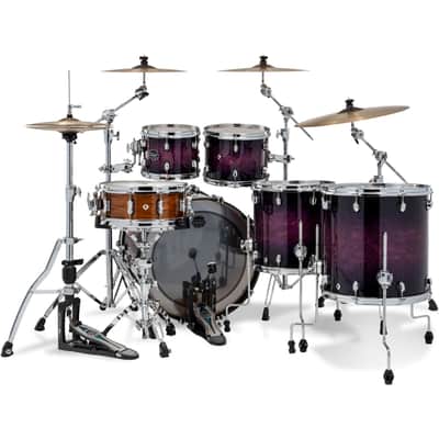 Mapex SR628XZXP Saturn VI Royal Purple Burst - Drum Shell Set image 3