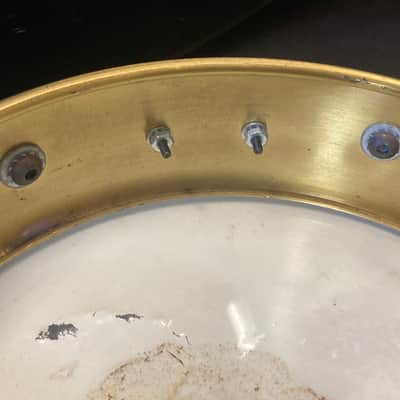 Terry Bozzio's DW - 2.5x10" Prototype, Brass Piccolo Tom 1990's. Autographed! image 13