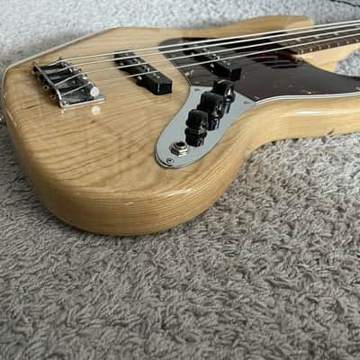 Fender FSR Jazz Bass 2011 MIM Special Edition Deluxe Natural Ash 4-String Guitar image 4