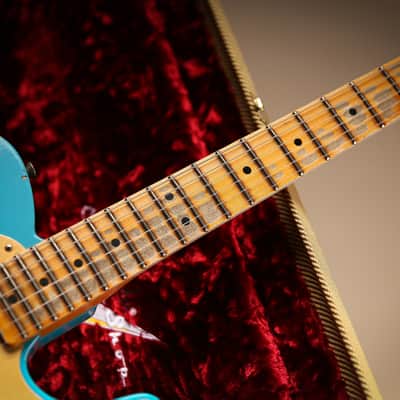2023 Fender USA Custom Shop 52' Telecaster Heavy Relic TAOT Turquoise image 8