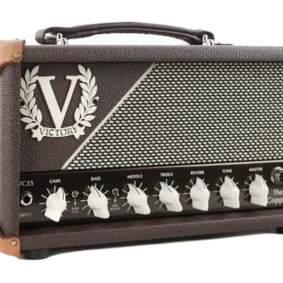 Used Victory VC35 The Copper Guitar Amplifier Head, Wooden Sleeve, 30 Watts image 5