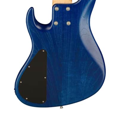 Sadowsky MetroLine 24-Fret Vintage JJ Bass 5 String, Swamp Ash Body, Ocean Blue Transparent Satin image 3
