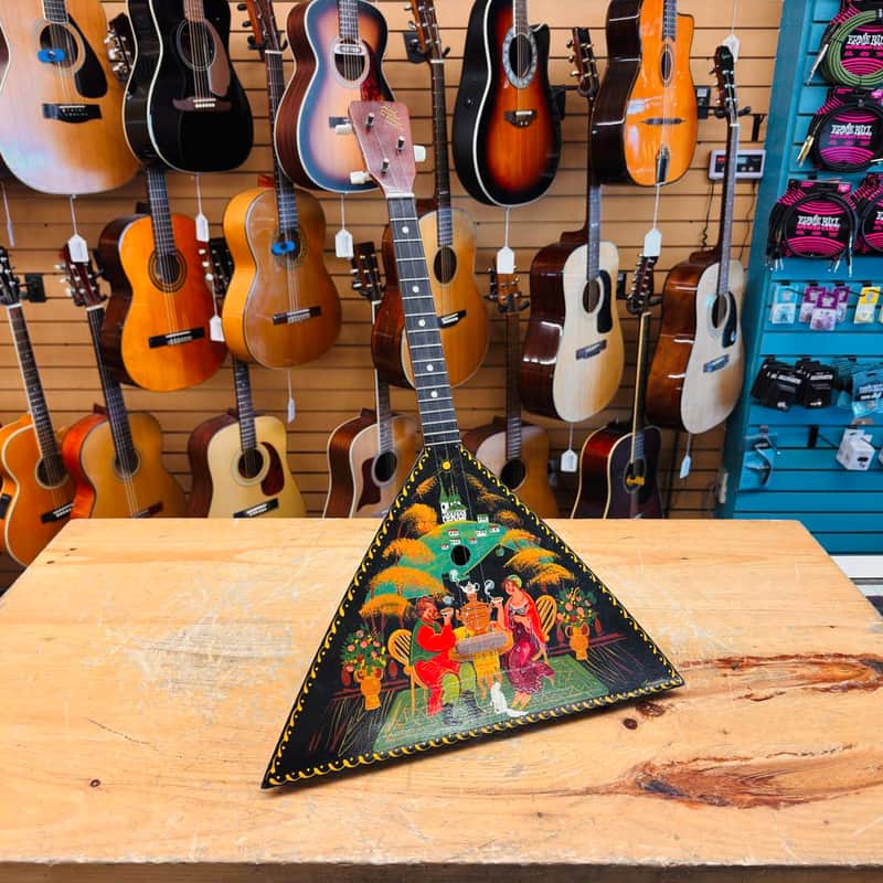 Unbranded 3-String Hand-Painted Balalaika image 1