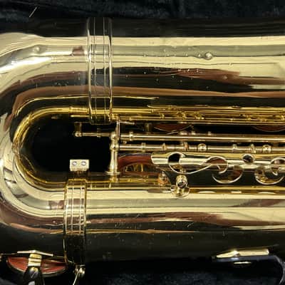 Selmer TS600L Student-Level Tenor Saxophone 2010s - Clear Lacquer Brass image 8