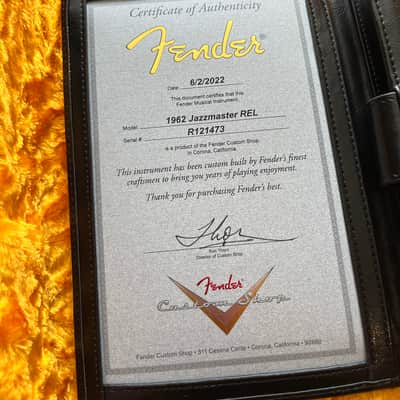 Fender Custom Shop '62 Jazzmaster Relic image 12