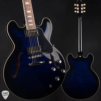 Gibson ES-335 Figured Custom Color Deep Ocean Burst 8.4 #232150205 image 1