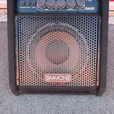 Simmons DA50 Electronic Drum Set Monitor 2010s - Black image 4