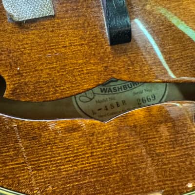 Washburn M-4SB R Sunburst Mandolin - Natural Relic image 4