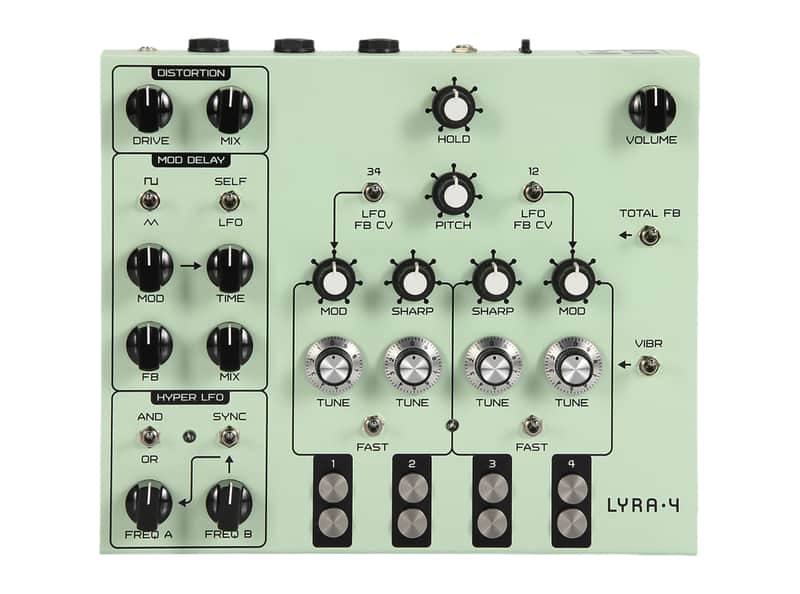 SOMA Laboratory Lyra-4 Organismic Drone Synthesizer (Green) image 1