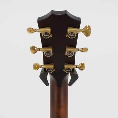 Taylor Custom Shop 2024 Grand Auditorium Acoustic-Electric Guitar - Blacktop Sitka Spruce with A Flame Maple Brushfire Finish Sides and 2-Piece Back image 9