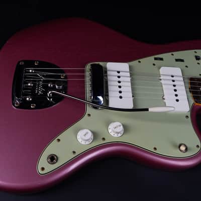 Fender 1962 Jazzmaster Custom Shop Journeyman Relic - Burgundy Mist Metallic Matching Head image 8