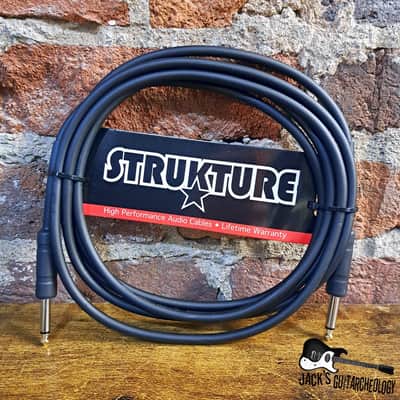 Strukture 10ft Instrument Cable - Black Rubber