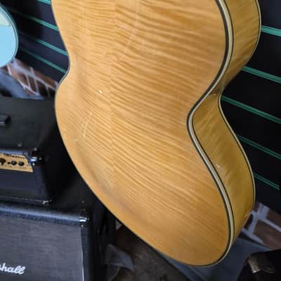 D’Angelico Excel 63 Natural Tint Archtop Electro-Acoustic Guitar image 13
