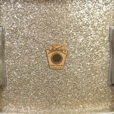 Ludwig 6.5x14" Symphonic Snare Drum - 1960s Silver Sparkle image 2