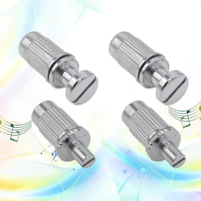 1 Set Silver Metal Tune-O-Matic Electric Guitar Bridge and Tailpiece for Enhanced String Stability, Replacement Electric Guitar Parts image 4