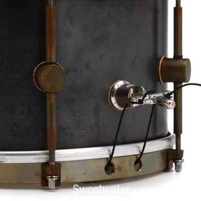 A&F Drum Company Raw Steel Snare Drum - 6.5 x 10-inch (AF6510RASTEd1) image 4