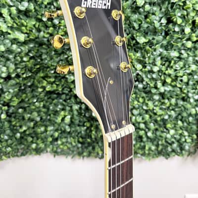 Gretsch G5655TG Electromatic Center Block Jr. Single Cutaway with Gold Hardware 2019 Snow Crest White image 7