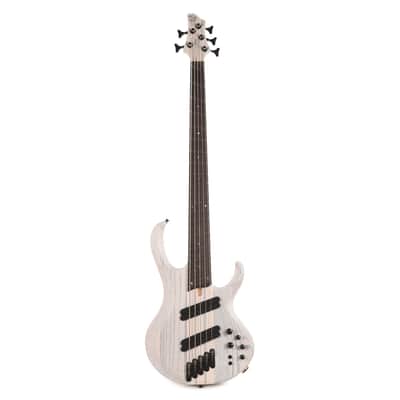 Ibanez BTB865MSTWF BTB Bass Workshop 5-String Electric Bass Multi scale Transparent White Flat image 4