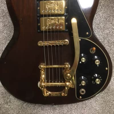 Gibson 1971 Gibson SG Custom Three Logo Pickups ! Restored ! Must See ! Walnut image 2