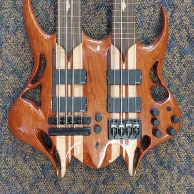 Custom Exotic Double Neck 8/4 Natural image 1