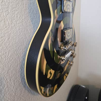 Epiphone Zakk Wylde Les Paul Custom 2011 - Camouflage Bullseye image 3