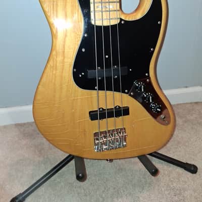 1978 Fender Jazz Bass 3-Bolt with Maple Fingerboard Bullet Truss Rod Natural Relic & Checking 9.2 lbs image 2