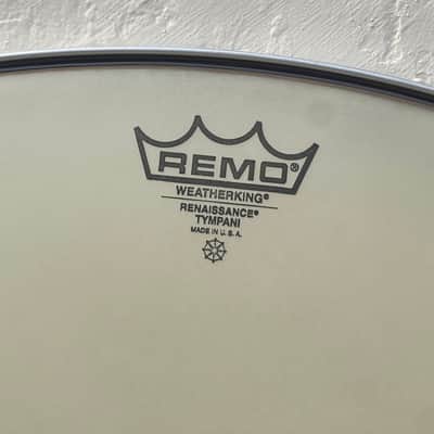(2) New Remo 32" Renaissance Hazy Timpani Heads Steel Insert Weatherking image 6