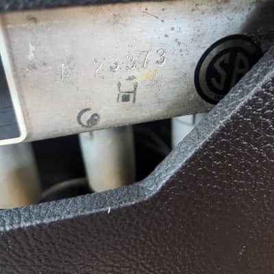 Vintage 1970s Fender Twin Reverb Amp Head w/ Footswitch and Used PRS HDRX 2x12" Speaker Cabinet image 15