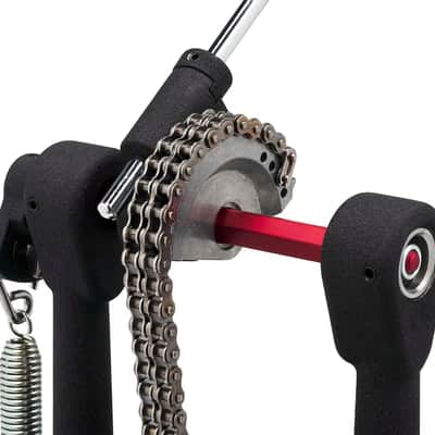 Mint DW 5000 Series Accelerator Single Bass Drum Pedal DWCP5000AD4 - Black / Red image 2