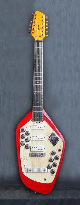 Vox Phantom XII Stereo 1966 in Red [RARE!!] 12 String Guitar image 1