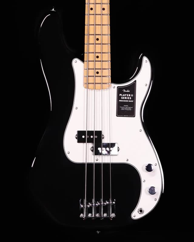 Fender Player II Precision Bass, Maple FB, Black image 1