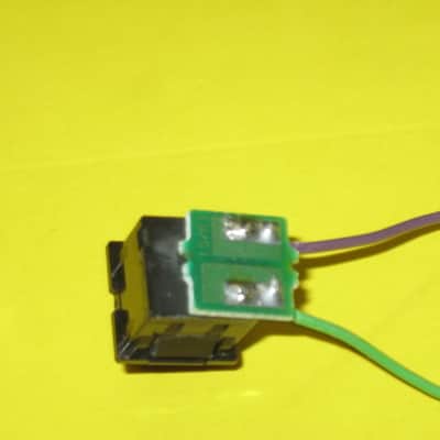 lightly used Boss ON / OFF Foot Switch - black hard plastic on very small green circuit board + green & purple wires for Boss compact size pedals (works fine) came off of a lightly used 2010 SYB5 pedal (NO pedal included / NO other items included) image 16