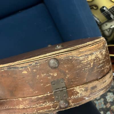 Vintage Gibson Lifton Les Paul Case 1953-1955 - Brown Pink Interior RARE Thermometer image 8