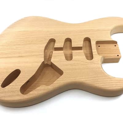 Solo Pro ST Style 3pc Alder Unfinished Guitar Body image 1