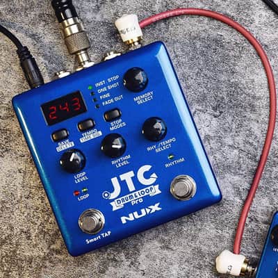 NUX JTC PRO Drum Loop PRO Dual Switch Looper Pedal 6 hours recording time 24-bit and 44.1 kHz sample rate image 2