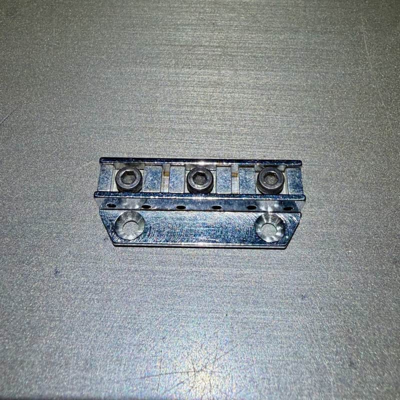 Kramer Rockinger Behind-The-Nut String Lock Clamp 1981 - Chrome Bild 1