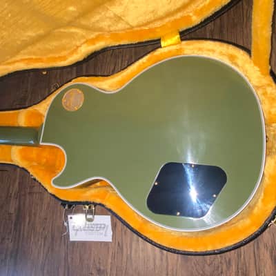 2025 Rare Gibson Les Paul Custom olive drab VOS one of a kind image 11