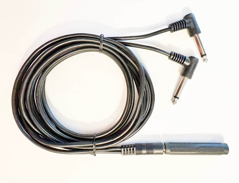 Silverline 7.5ft Y-Cable Splitter for Alesis Drums Right 1X TRS Female to 2X TS Right Male image 1