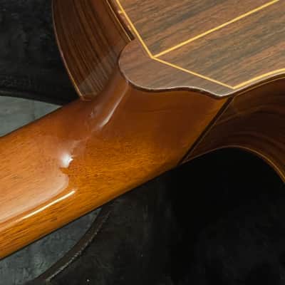 Manuel Raimundo Hand Built N660-E  Acoustic ( Bone saddle & Nut ) 3steel+3 Nylon Strings Flamenco Classical 1980's to 2000's  - Thin Gloss Coate image 3