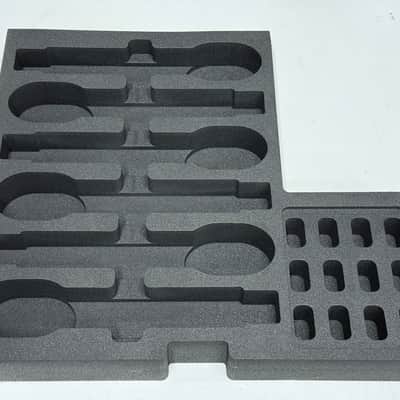 Custom Foam Insert for Rack Drawer fits Shure Axient Digital ULXD QLXD Wireless Handheld Battery QLXD2 ULXD2 AD2 SB900 SB900A SB900B SB900C image 2