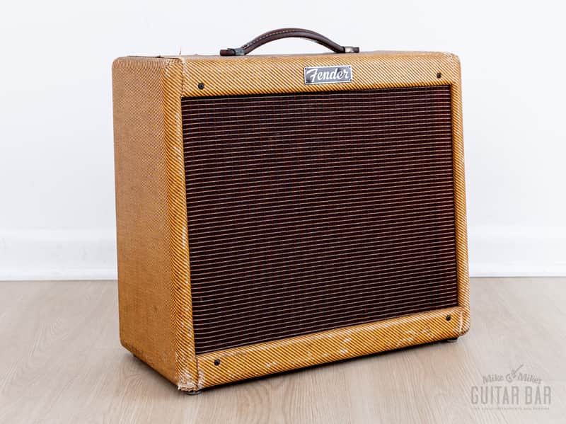 1955 Fender Princeton Tweed Vintage Tube Amp Narrow Panel Big Box 5F2 Circuit w/ Jensen image 1